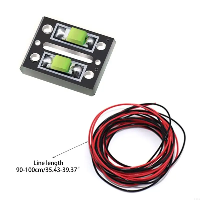 F3MA Parte Stampante 3D Assemblato Estrusore Hotend Ugello Illuminazione LED Bianco Lampada Circuito Estrusore Hotend Ugello