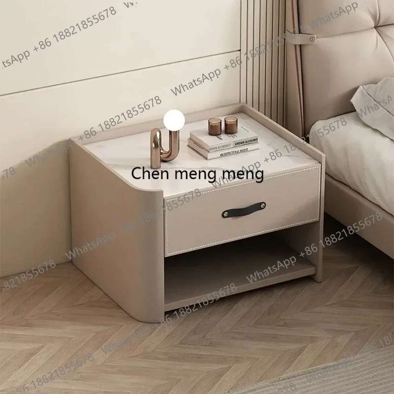 z10Simple Decoration Bedside Table Exquisite European Classic Versatile Night Table Interior Storage Mesa