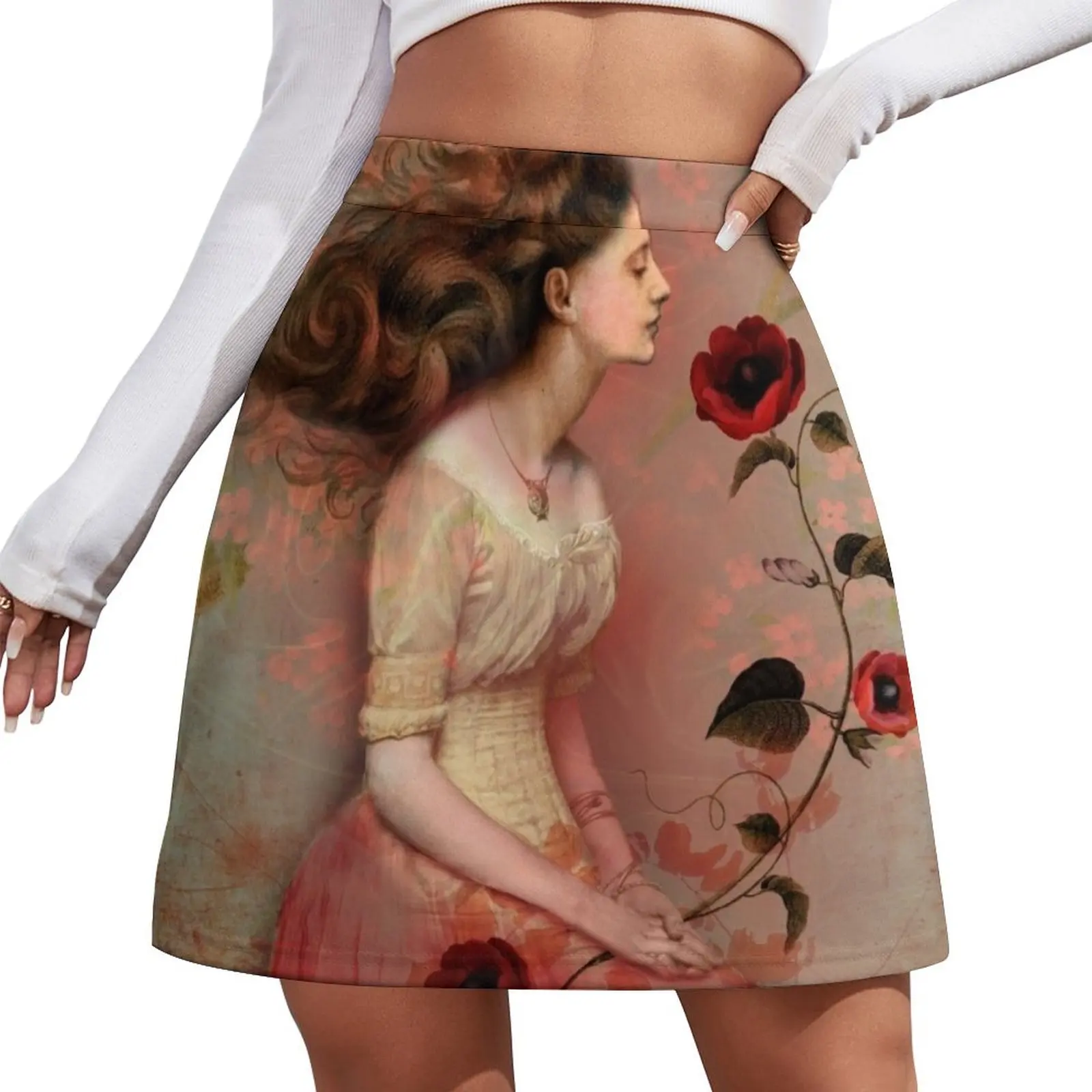

Blooming scent Mini Skirt korean style clothes outfit korean style skorts for women