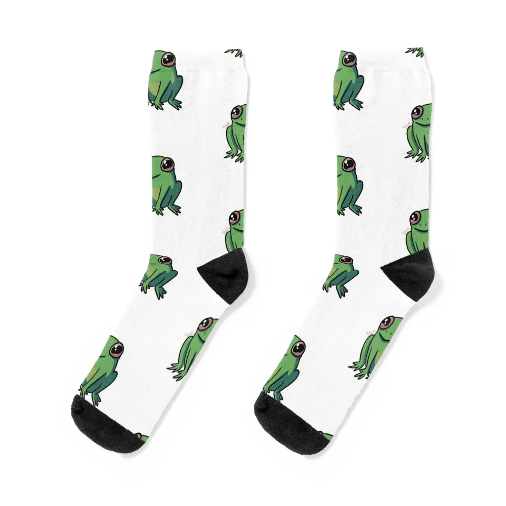 

Ferg the Frog Socks valentine gift ideas colored Thermal man winter fashionable Socks For Women Men's