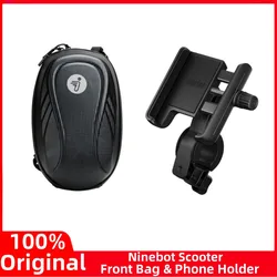 Original Ninebot Segway Front Bag & Phone Holder for Ninebot MAX G30 G30L F20 F40 F Series Electric Scooter Riding Accessories