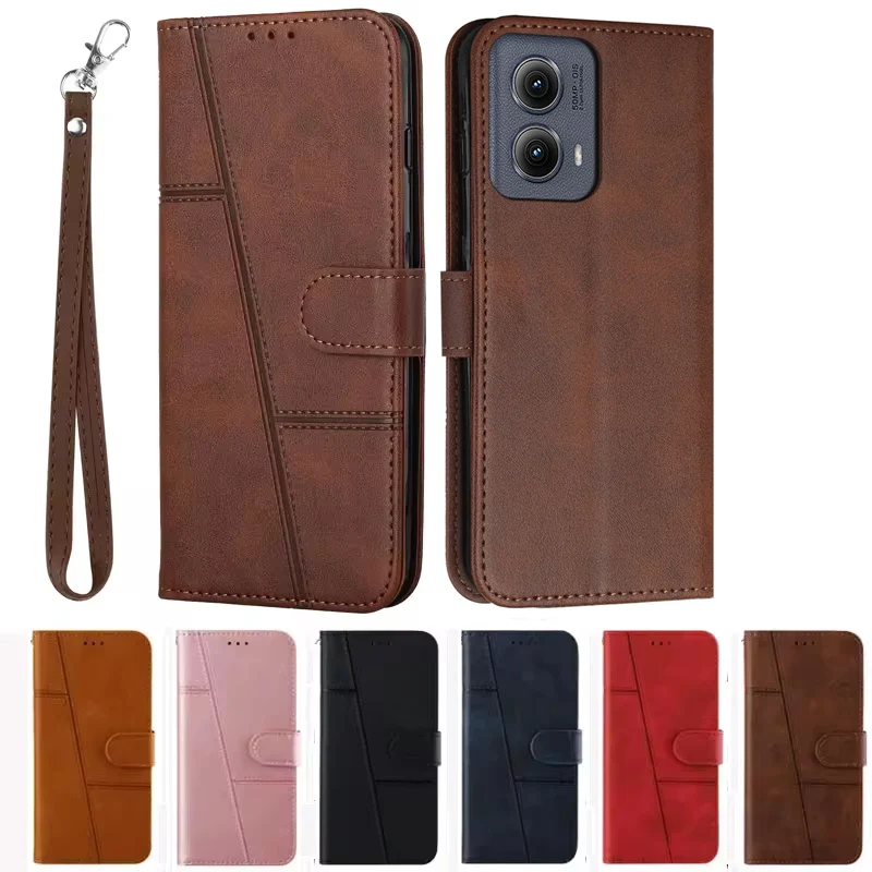 Edge 2024 Case Flip Wallet Book Cover for Couqe Motorola Edge 2024 2023 2022 Phone Case Edge2024 Leather Protective Cases Fundas