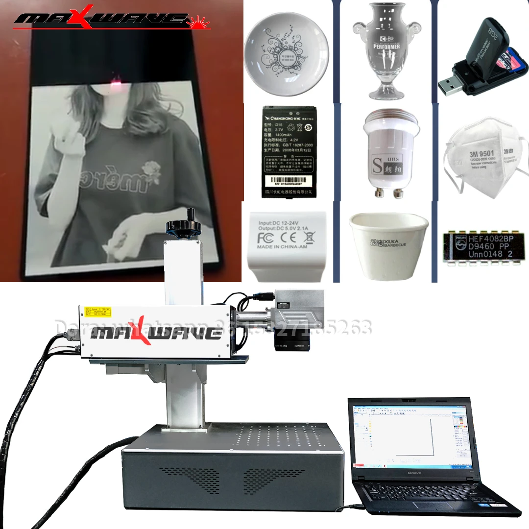 

3W 5W 10W UV Laser Marking Machine Laser Engraving Machine for Metal Wood Acrylic Leather Glass Engraver for All materials