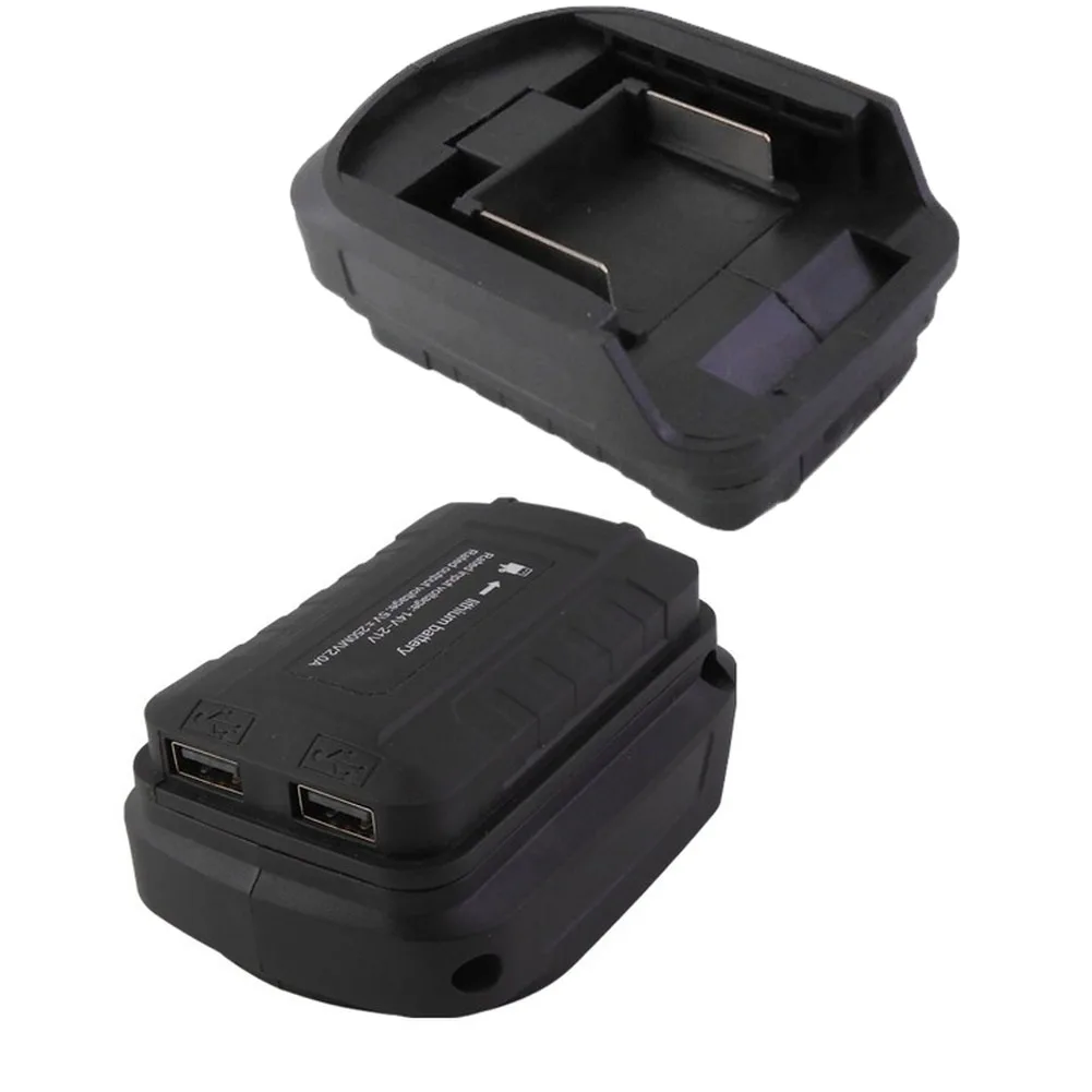 18V For Battery Adapter Converter Dual USB Output For BL1830 BL1815 BL1840 Li-ion Power Tool For Battery Terminal Block For Char