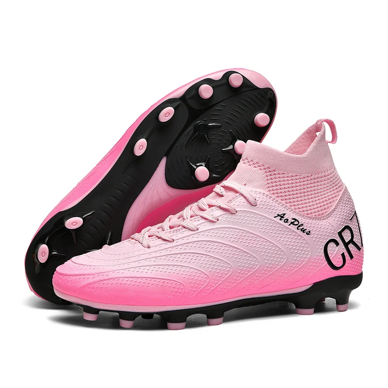 

Новые мужские футбольные бутсы, уличные бутсы, футбольные бутсы для взрослых, нескользящие спортивные бутсы для мальчиков с длинными шипами, тренировочные дышащие удобные матчи