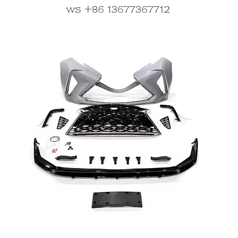 

Factory hot salesFor Sienna 2021+ to Thunder 2 Style Look Car Body Kit Retrofitting Accessories Front Bumper Lip Set Facelift