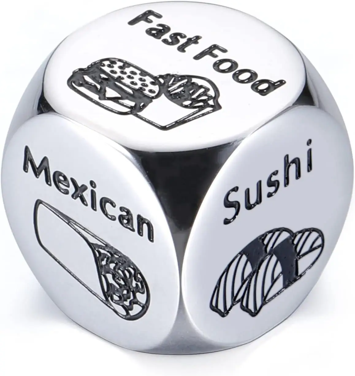 

Food Decision Dice for Couples - Valentine's Date Night Gift, Anniversary & Birthday Present
