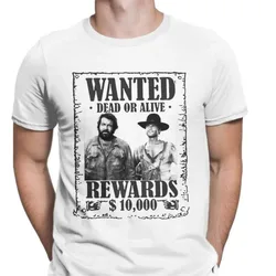 Bud Spencer Terence Hill Wanted Lo Chimavano Epic Movie T Shirt Men Graphic Vintage T Shirt Premium Cotton Tshirts