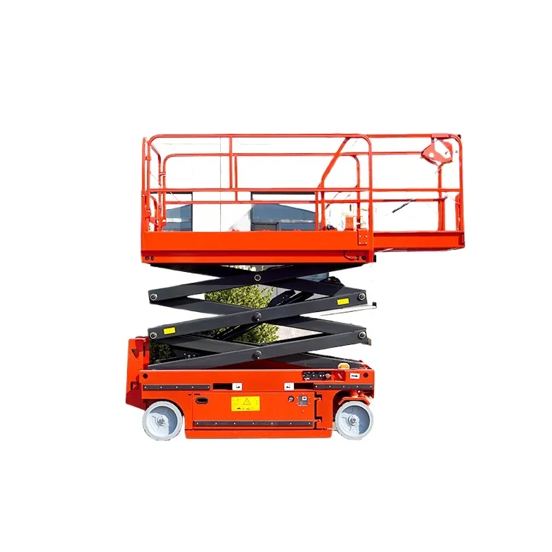 

Electric Scissor Lifting Platform Hydraulic Aerial Work Platform Self-propelled Lift Plate-forme Élévatrice Hydraulique Price