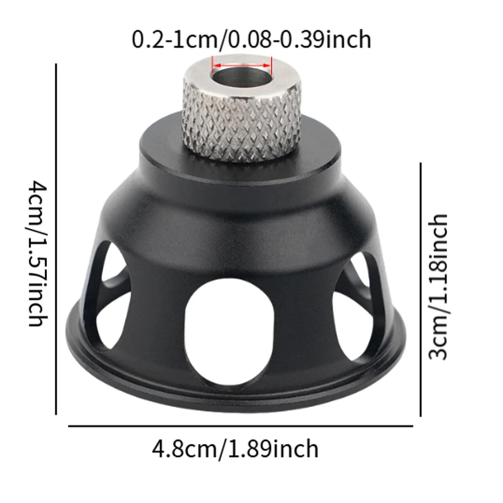 Vertical Drill Guide Doweling Jig Kit Self Centering Drill Guide with Drill Bushing Positioning Puncher for Crafting Woodwork