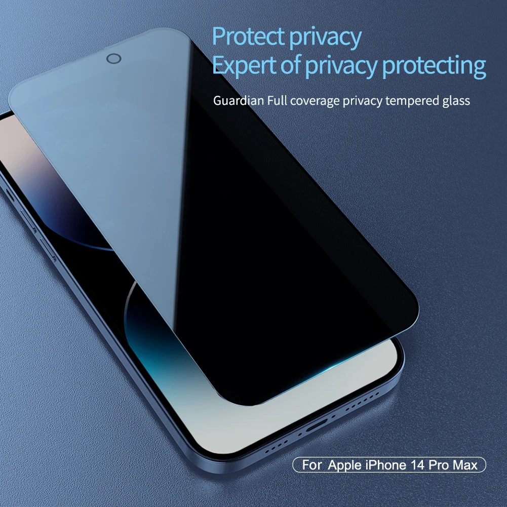 

Nillkin For Apple iPhone 14 Pro Max Anti-explosion Screen Protector Guardian Full Coverage Privacy Tempered Glass Film