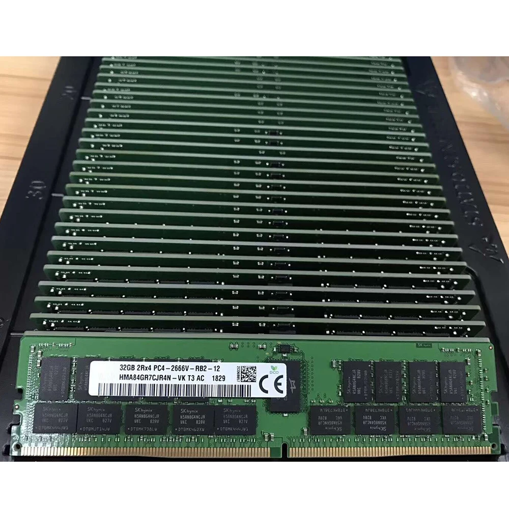 Imagem -04 - Memória do Servidor Skhynix Hma84gr7cjr4n-vk 32g 2r x Pc42666v Ddr4 Ecc Reg 1pc