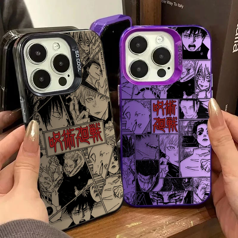 Cool Comic Jujutsu Kaisen Case for Samsung Galaxy S23 S24 S25 S22 Ultra S21 Plus FE A56 A36 A26 5G A16 A06 4G Note 20 Back Cover