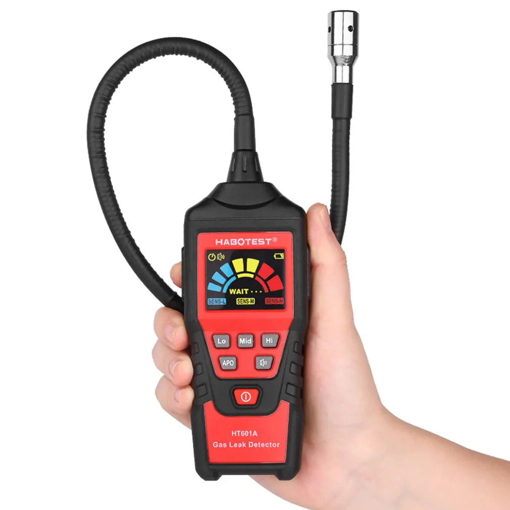 Gas Leak Detector HABOTEST HT601A Flammable Combustible Natural Gas Leak Location Determine Meter Analyzer Sound Alarm