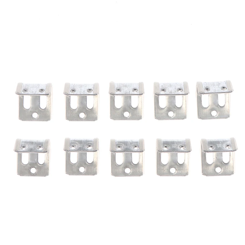 10Pcs/lots 5 Holes Sofa Spring Clip Fasteners Furniture Sofa Spring Hook Hanger Fixed Clamps Household Bed Accessories Hardware