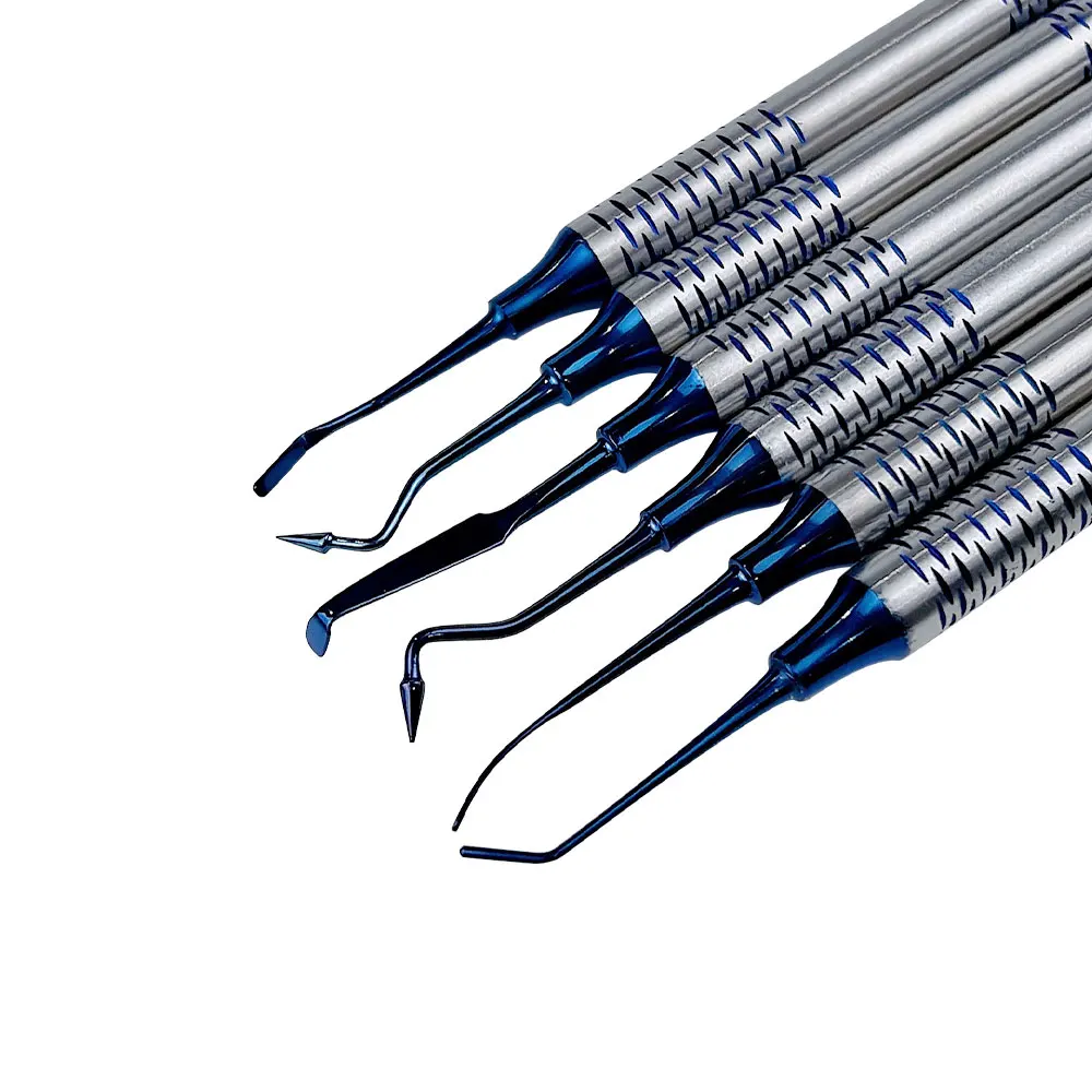 6 stks/set Tandheelkundige Composiet Hars Vullen Spatel Tandheelkundige Hars Filler Kit Tandarts Reparatie Instrumenten Tandheelkunde Restauratie Gereedschap