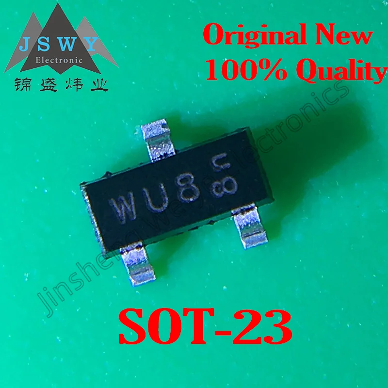 20PCS PBSS8110T PBSS9110T PBSS5160T Silkscreen WU8 WU7 WU6 SMD crystal transistor SOT23-3 100% brand new stock Free shipping