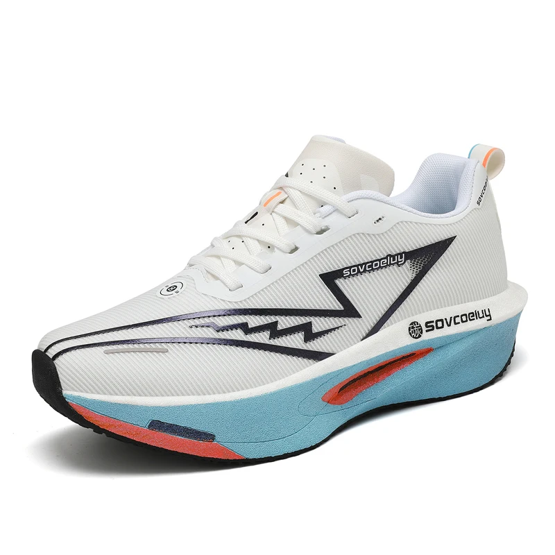 Running Shoes Carbon Board Speciality Marathon Men Sports Breathable Lightweight Women's Comfortable Athletic Nonskid Sneakers