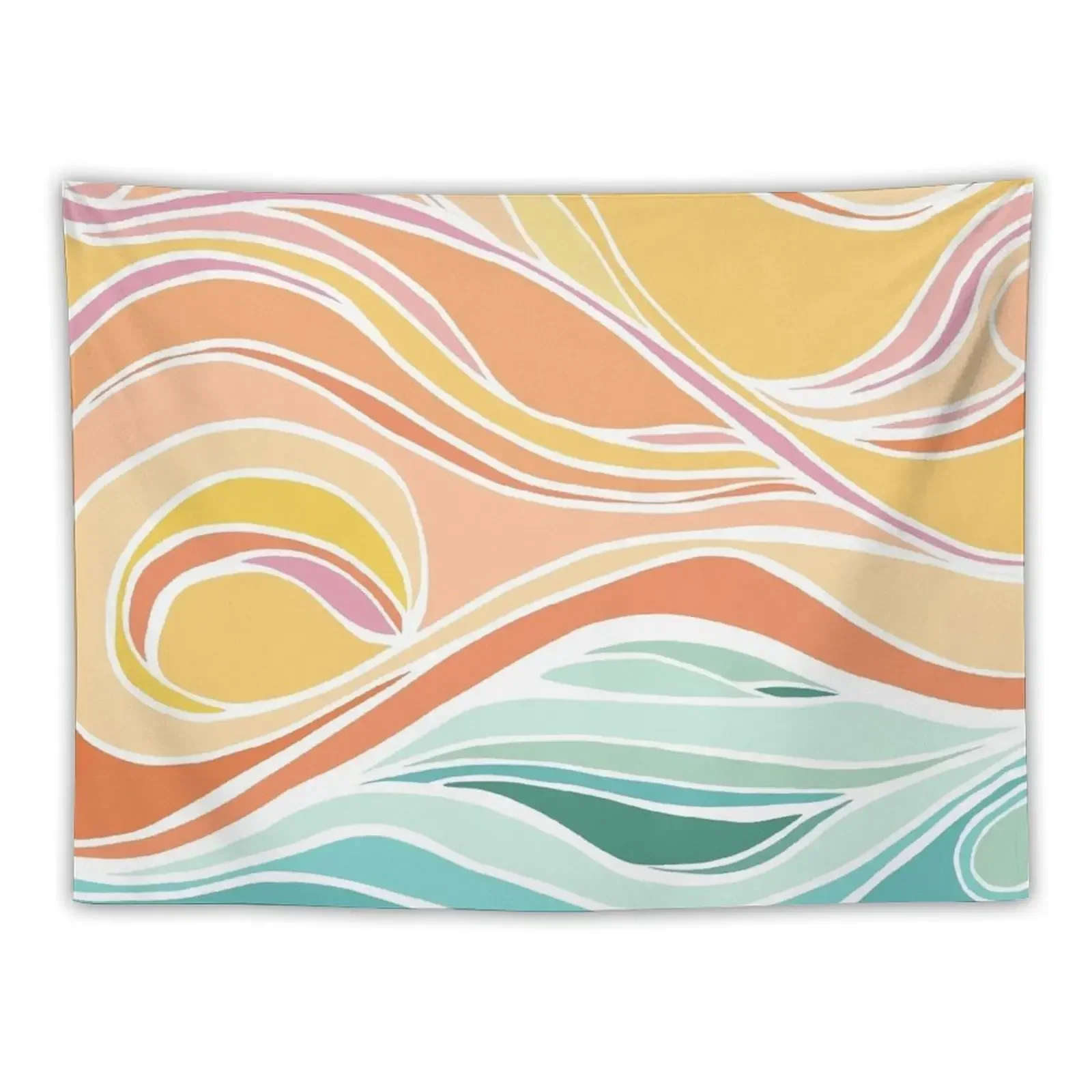 

Abstract Tropical Pastels Tapestry Wall Tapestries Decorations For Your Bedroom Tapestry