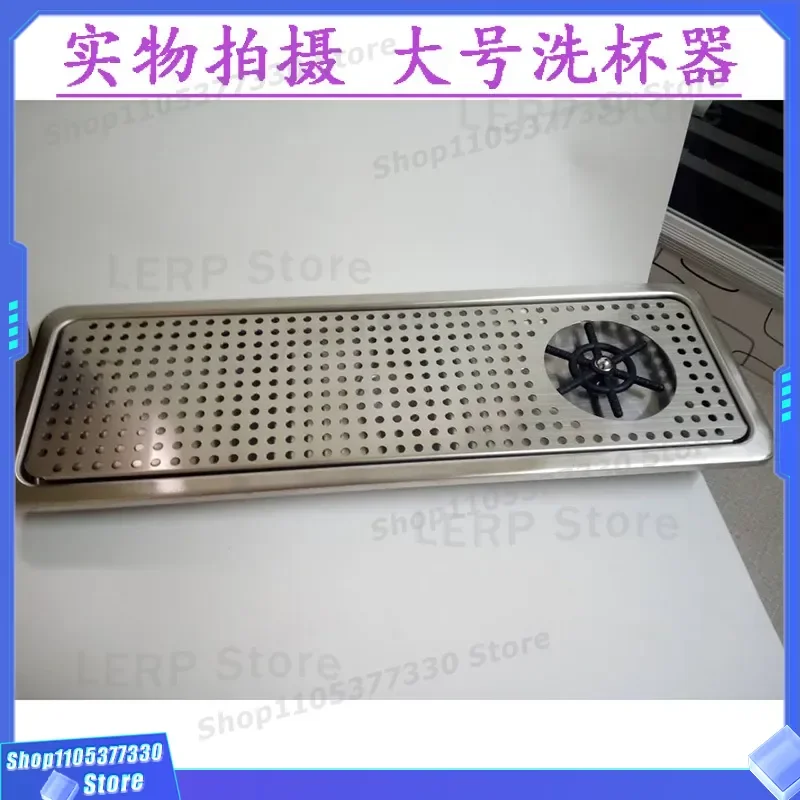 Stainless Steel Automatic Cup Washer High Pressure Rinse Tank for Hotel Bar Coffee Shop No Cleaning Required Direct Factory