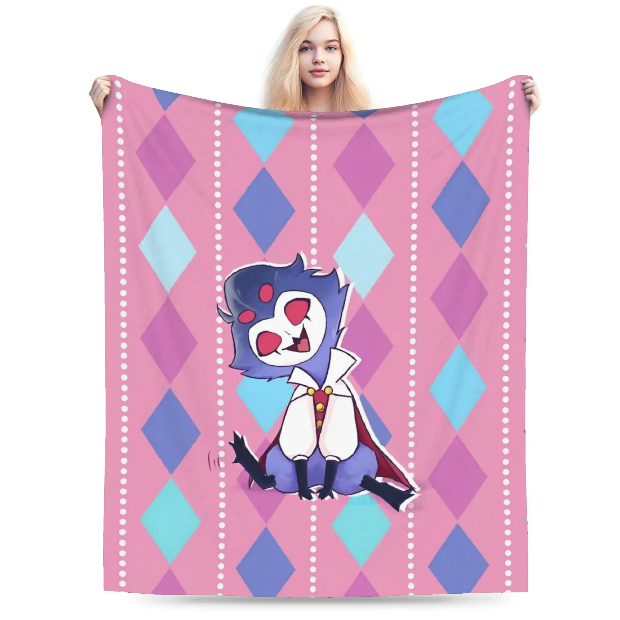 Cartoon Helluva-Boss Blankets Fleece Winter  Multifunction Super Soft Throw Blanket for Bed Bedroom Bedspreads
