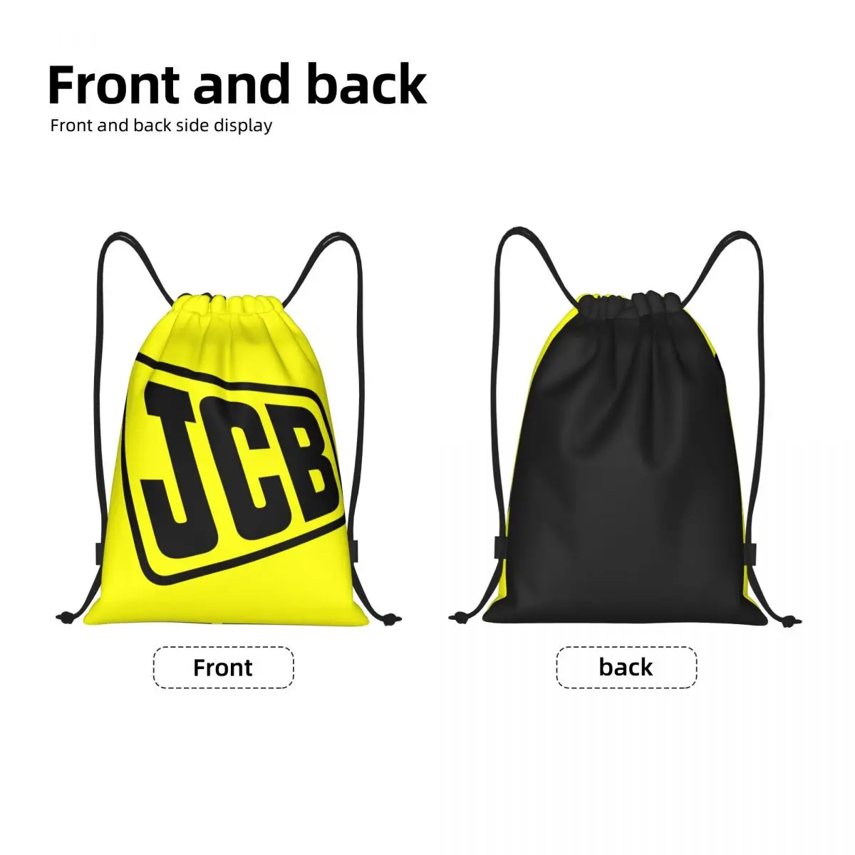 JCB Proximity Wstring Sac à dos personnalisé pour hommes et femmes, sac de sport léger, sacs pour le shopping