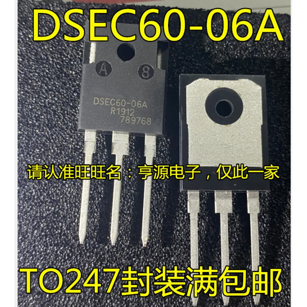 10pieces DSEC60-06A DSEC60 TO-247 Ex-stock Immediate Delivery