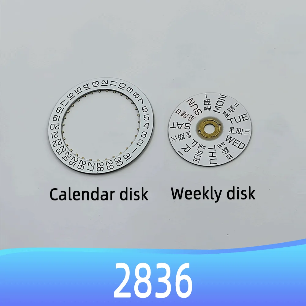 

Watch Accessories are Suitable for 2836 Movement Calendar + Weekly Disk Parts Repair and Replacement