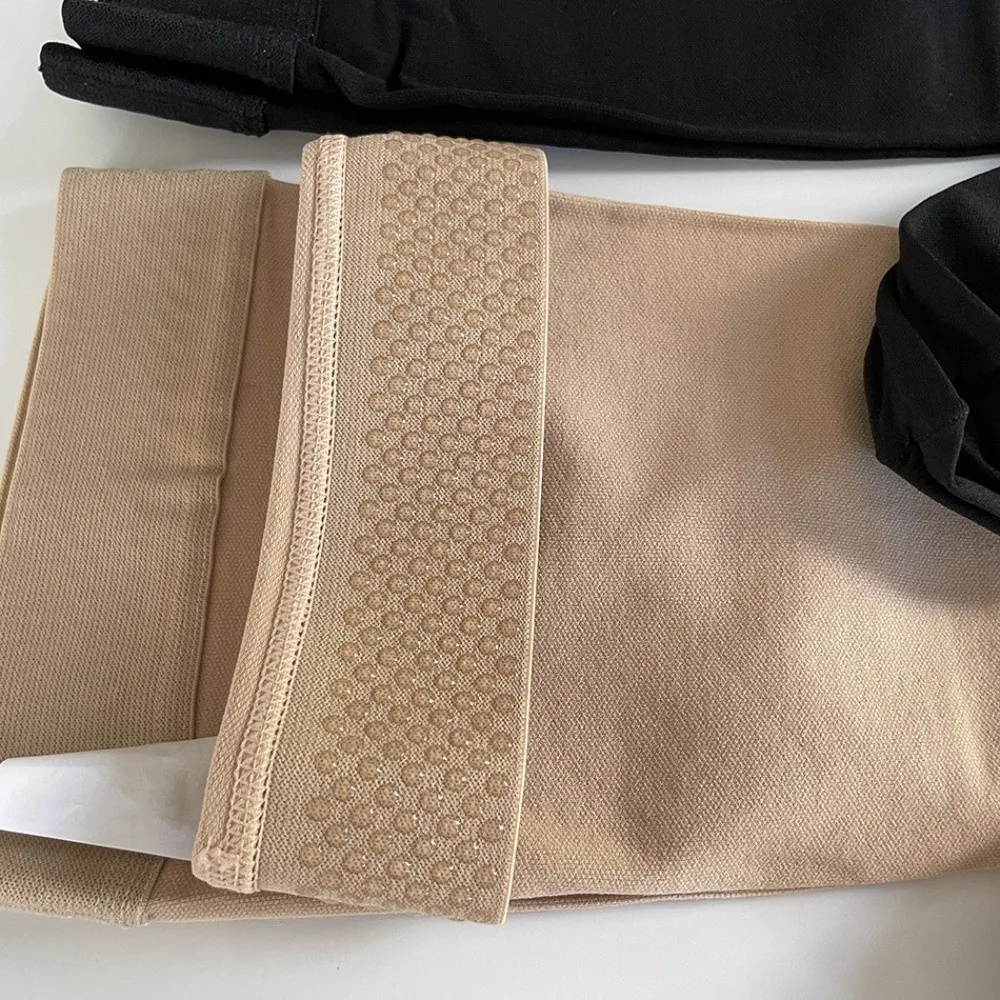 with Silicone Band Varicose Veins Compression Stockings Pressure Level 2 23-32MMHG Graduated Pressure Stockings High Elastic
