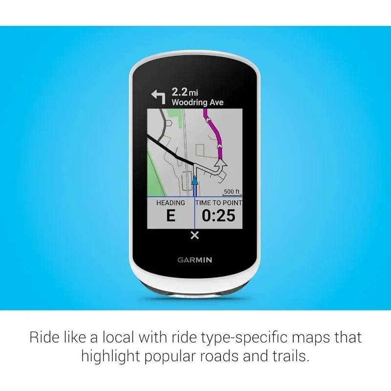 Explore 2, Easy-To-Use GPS Cycling Navigator, eBike Compatibility, Maps and Navigation, with Safety Features