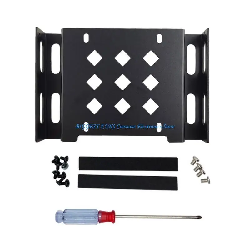 

F68B Cut Metal Metal Bracket Adapter for Secure Hard Drive Installation