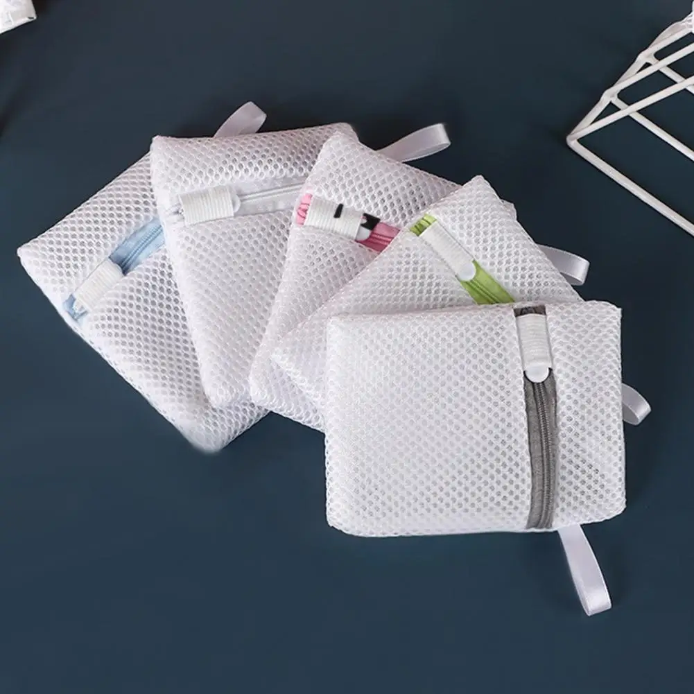 3Pcs Double-Layer Mesh Laundry Gel Bags Clothes Wash Bag Prevent Clothes Tangling Thickened Pilling Prevention Laundry Bag