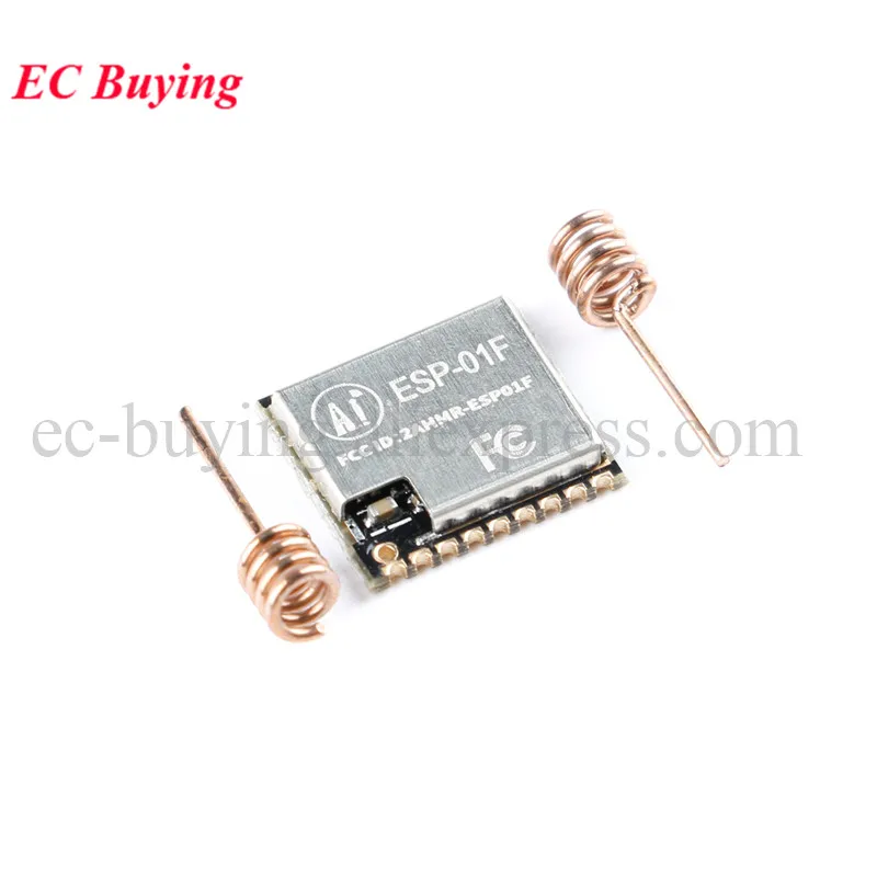 10pcs/1pc ESP-01F ESP8285 Serial Port to WIFI Wireless Module Antenna IOT ESP 01F Wireless Transparent Transmission Smart Home