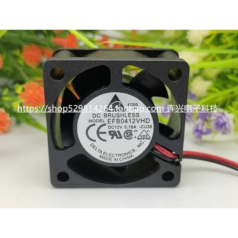 for Delta EFB0412VHD HHD HD LD MD Fan 4CM 4020 12V Server Cooling Fan with Speed Measurement and Alarm Function New