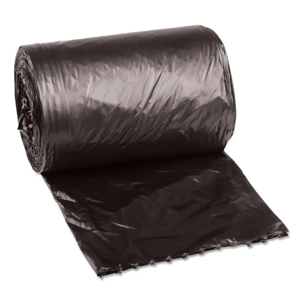 

Waste Can Liners 17x17 4 gal Heavy Duty Black 1000/Carton UnScented Commercial Garage High-Quality Raw Materials Sturdy Bottom