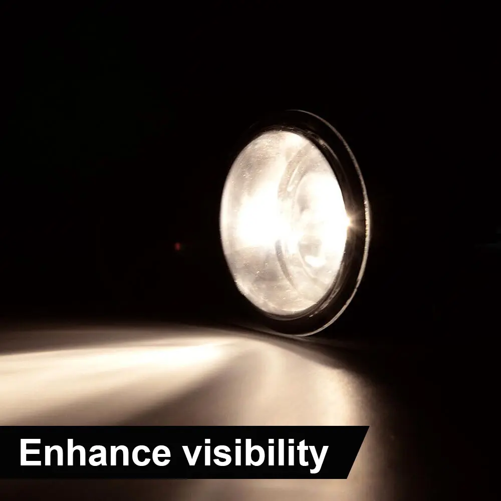 2 قطعة مجموعة مصابيح الضباب القيادة مع لمبات H11 لاستبدال فورد أكورا هوندا سوزوكي لينكولن جاكوار #4