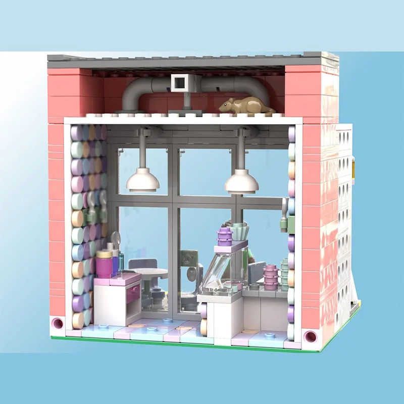 人気映画モデル MOC 組み立てブロック 映画の定番シーン モジュール式テクノロジー 子供向けホリデーギフト 組み立ておもちゃセット