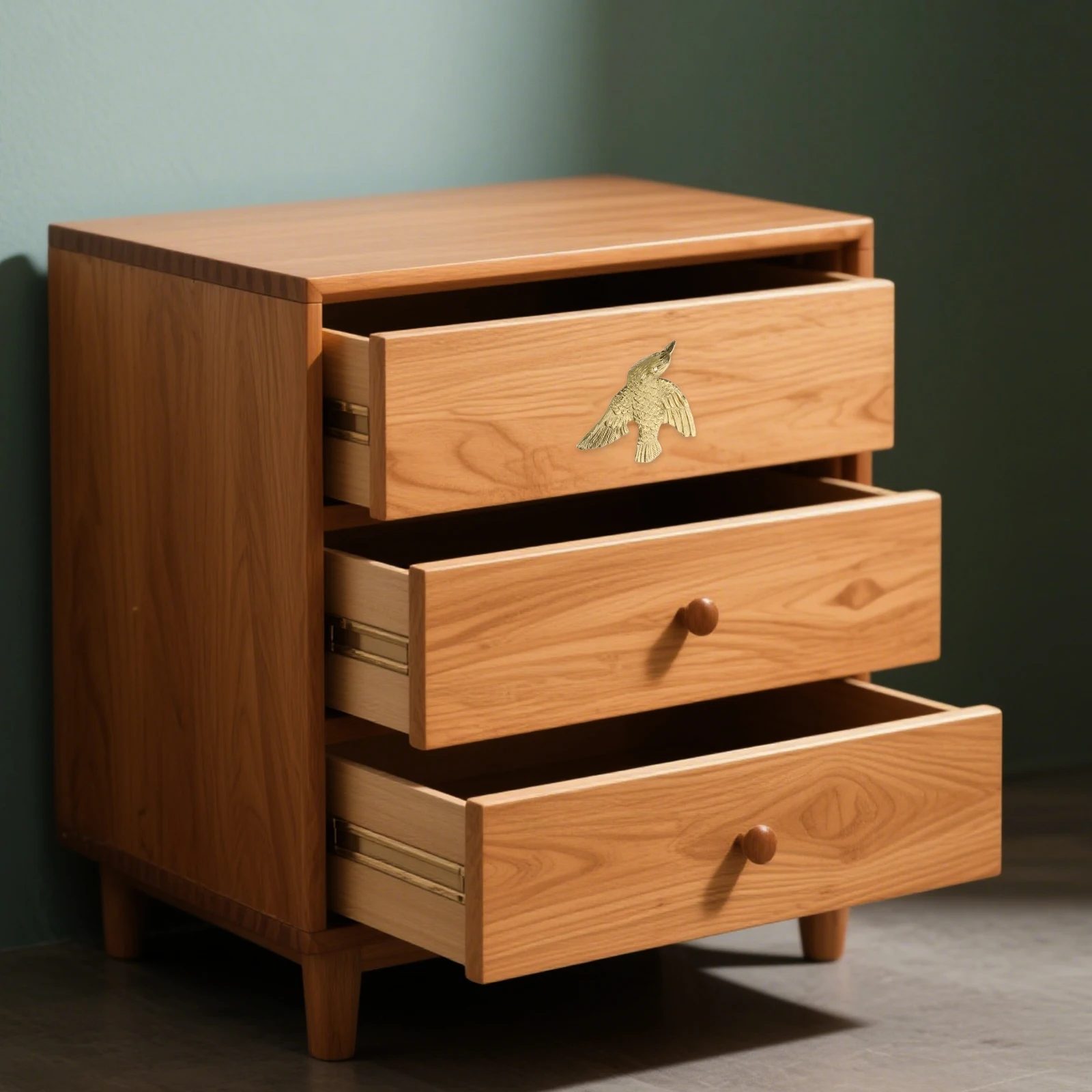 

Brass Handle Cabinet Knob Furniture Chinese Furniture Pull Asian Box Jewelry Bird Handle Chest Kitchen Hardware