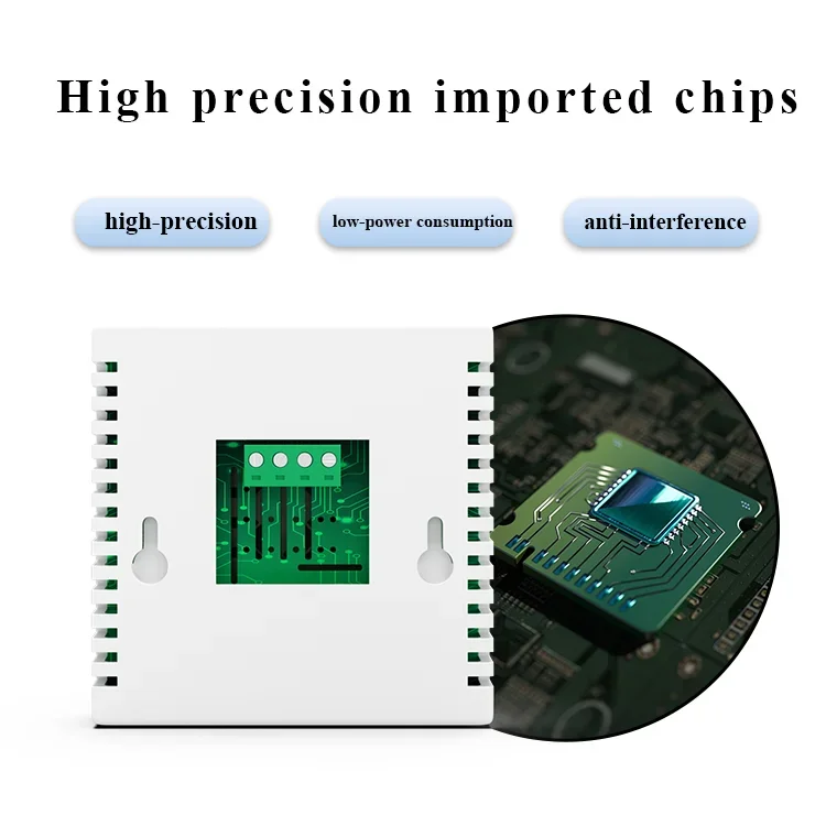 LCD Display Digital Interface with Temperature & Humidity Sensor and Relay