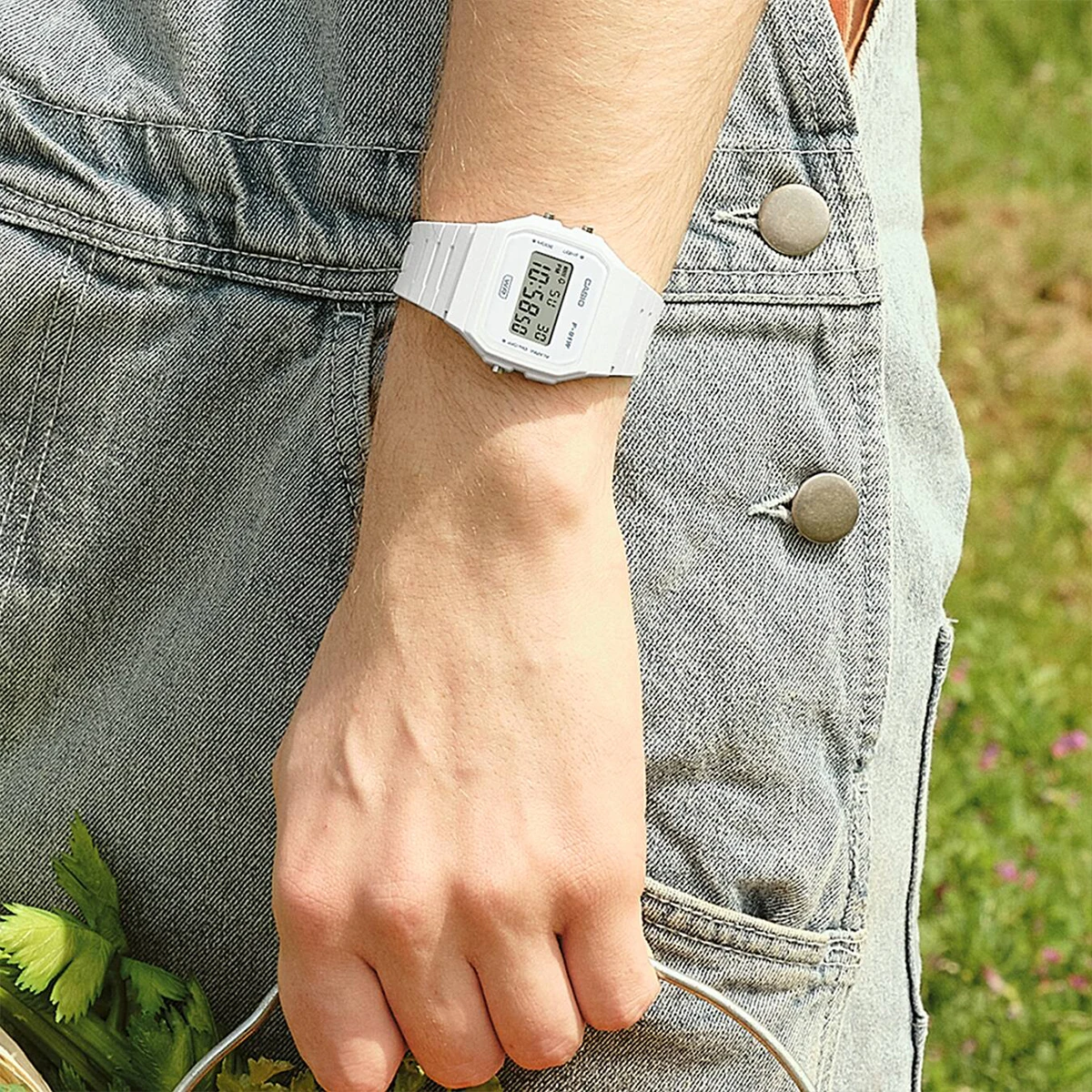 Casio Watch for Men Retro Elec - đánh giá và giá Resin Art Watch