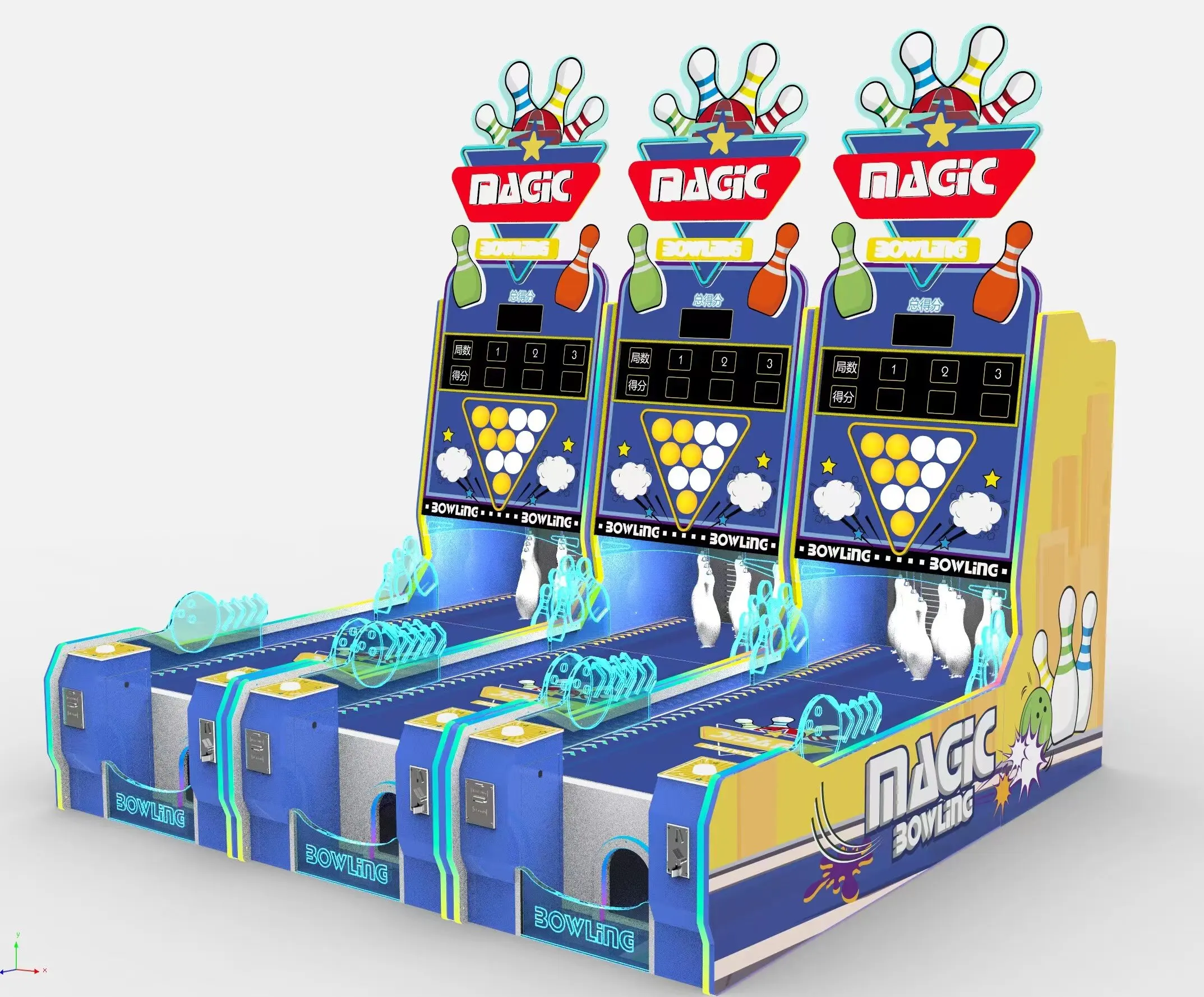 Adult Children's Bowling Equipment Indoor Bowling Experience Alley Digital Sports Tide Play Alley