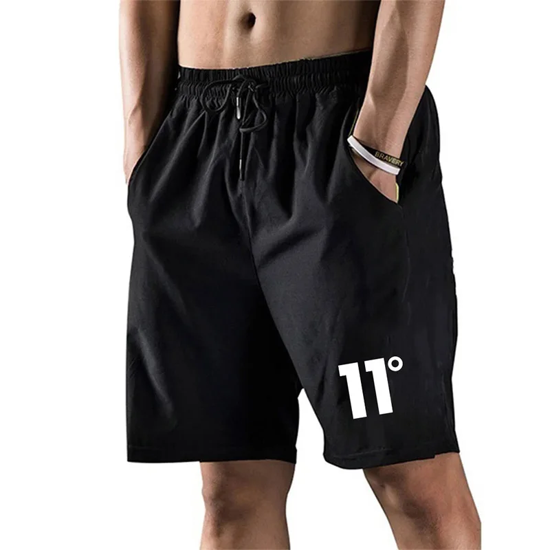 11 Printed Summer Men\'s Shorts Elastic Drawstring Shorts Joggers Loose Fitness Breathable Sports 5 piece Casual Pants Outside