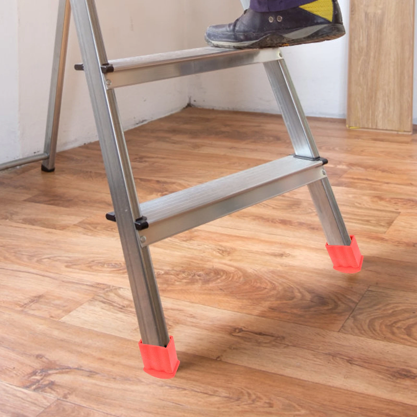 

2 Pcs Non-slip Mat Ladder Floor Pad Step Cover Foot Cushions Pads Rubber Leg Caps Covers Protective