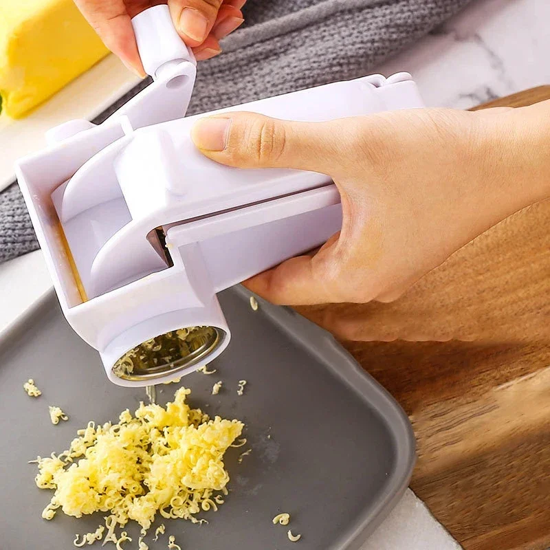 Hand-Cranked Rotating Cheese Grater Creative Kitchen Cheese Shredder Multi-functional Cheese Grater for Kitchen