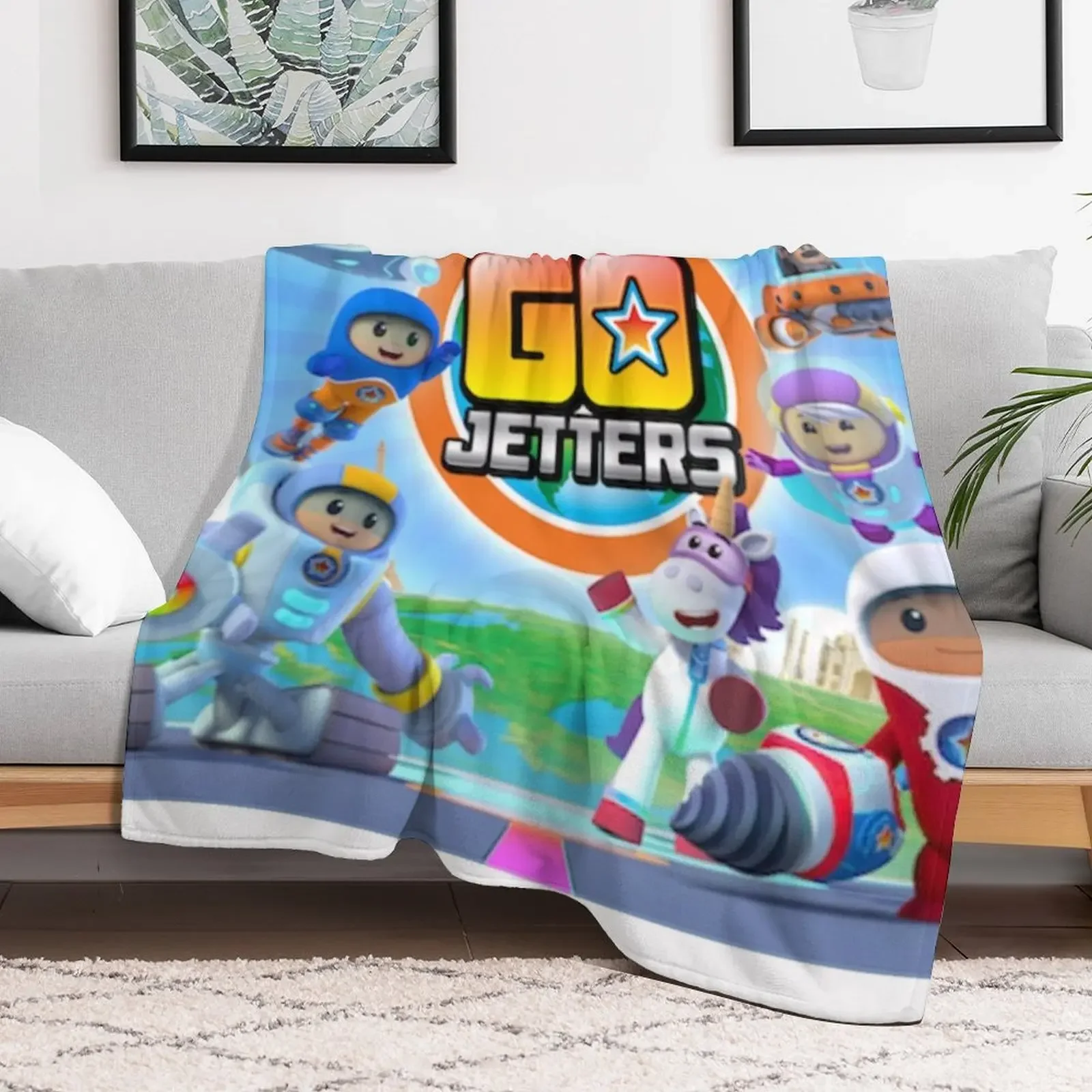 Go Jetters Design Throw Blanket Giant Sofa Luxury Designer Blankets