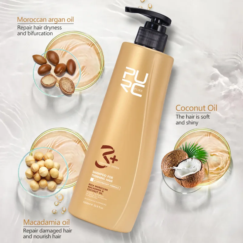 1000ml Deep Nourishing Anti-shedding Shampoo Moisturizing Hydrating Deep Cleaning Refreshing Oil Control To Improve Frizz