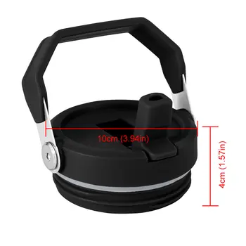 1/2 ks těsnicí kryt na lahve pro Stanley 20/30/40oz odolný proti rozlití vyměnitelný hrnek s výklopným brčkem, náhradní kryt na kelímky na vodu 6 nejlepší prodej Yeti 30 oz sklenice - №4