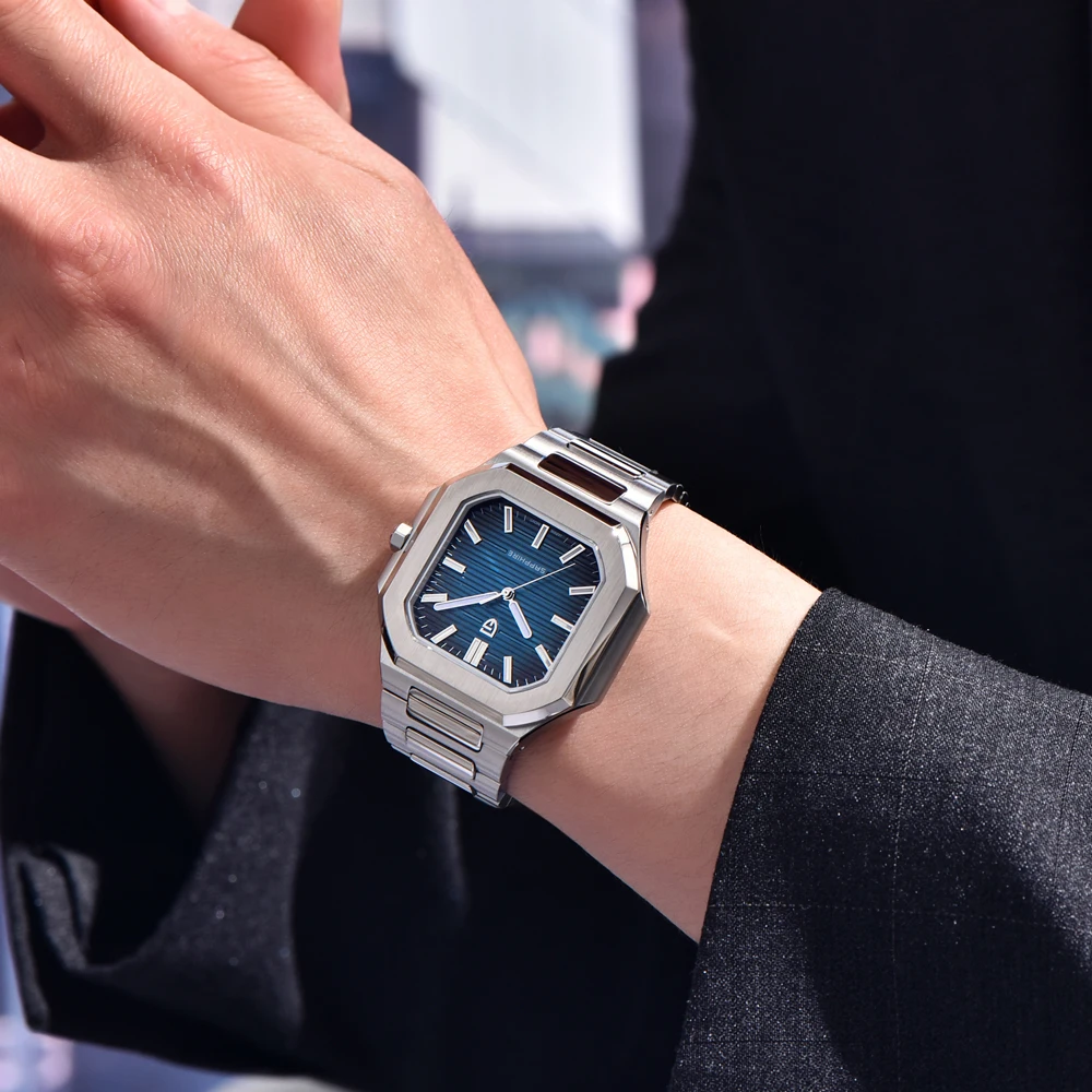 PAGANI DESIGN Nuovi orologi da uomo Orologio da polso al quarzo di lusso Acciaio inossidabile Vetro zaffiro Orologi moda impermeabili Giappone VH31