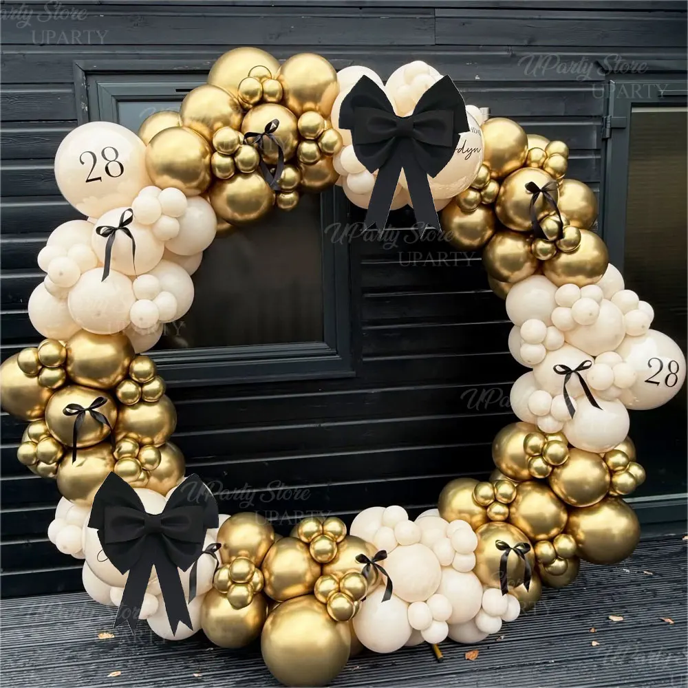 Schwarze große Kokettschleife 30/50/75 cm DIY große Schleife für Ballett Kokette Geburtstag Babyparty Hochzeit Party Hintergrund Wanddekorationen – Detail 9