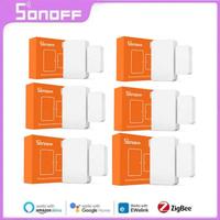 SONOFF DW2 WiFi/ SNZB-04 Zigbee Window Door Sensor Smart Home Security Door Open/Closed Detectors For EWeLink Alexa Google Home